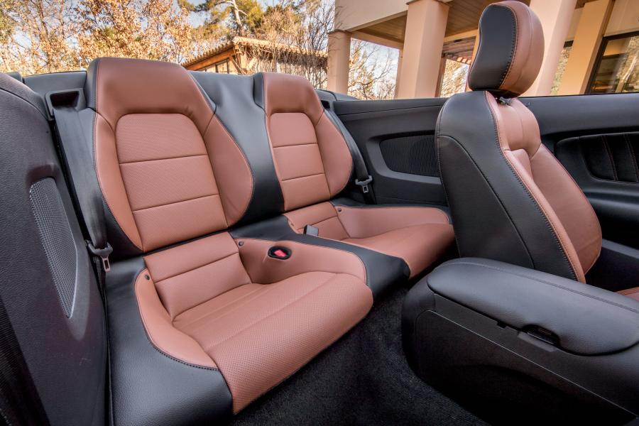 Интерьер Ford Mustang EcoBoost Convertible 2017 года  (EU) (фото 30 из 32)